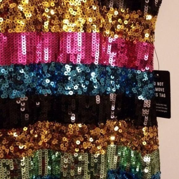 2 FOR 85 Express sequined party dress XS - Picture 6 of 8